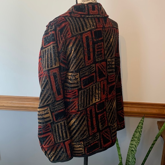 Vintage reversible tapestry jacket - Picture 6 of 12